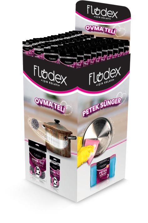 FLODEX 3 LÜ OVMA TELİ HAVUZ STAND (96 LI)*96*18