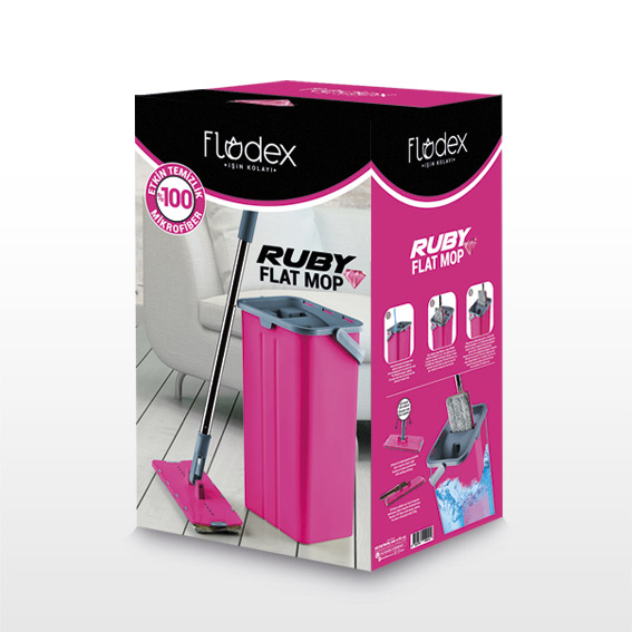 FLODEX RUBY FLAT MOP TEMİZLİK SETİ*1*75