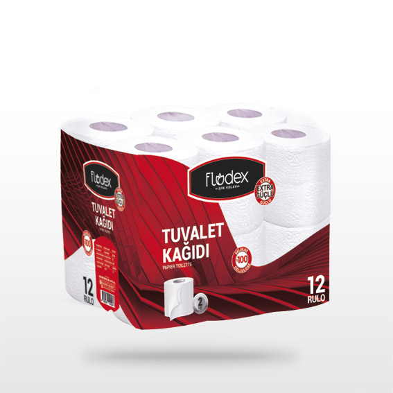 FLODEX 2 KATLI 12 Lİ TUVALET KAĞIDI*4*60