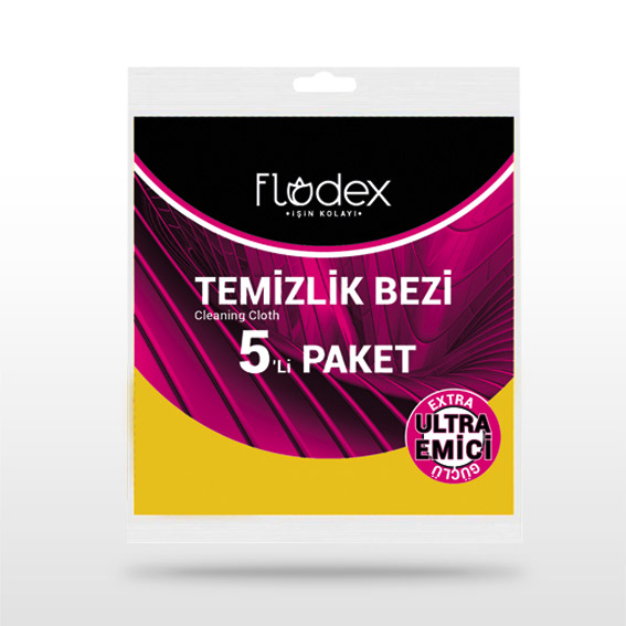 FLODEX TEMİZLİK BEZİ 5 Lİ*24*48