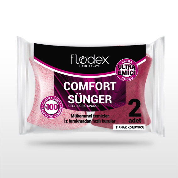 FLODEX COMFORT SELİLOZİK SÜNGER 2 Lİ*24*135