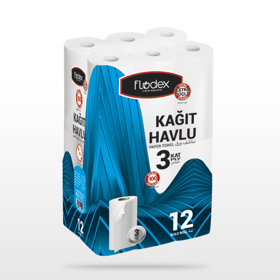 FLODEX 3 KATLI 12 Lİ HAVLU KAĞIT*4*20