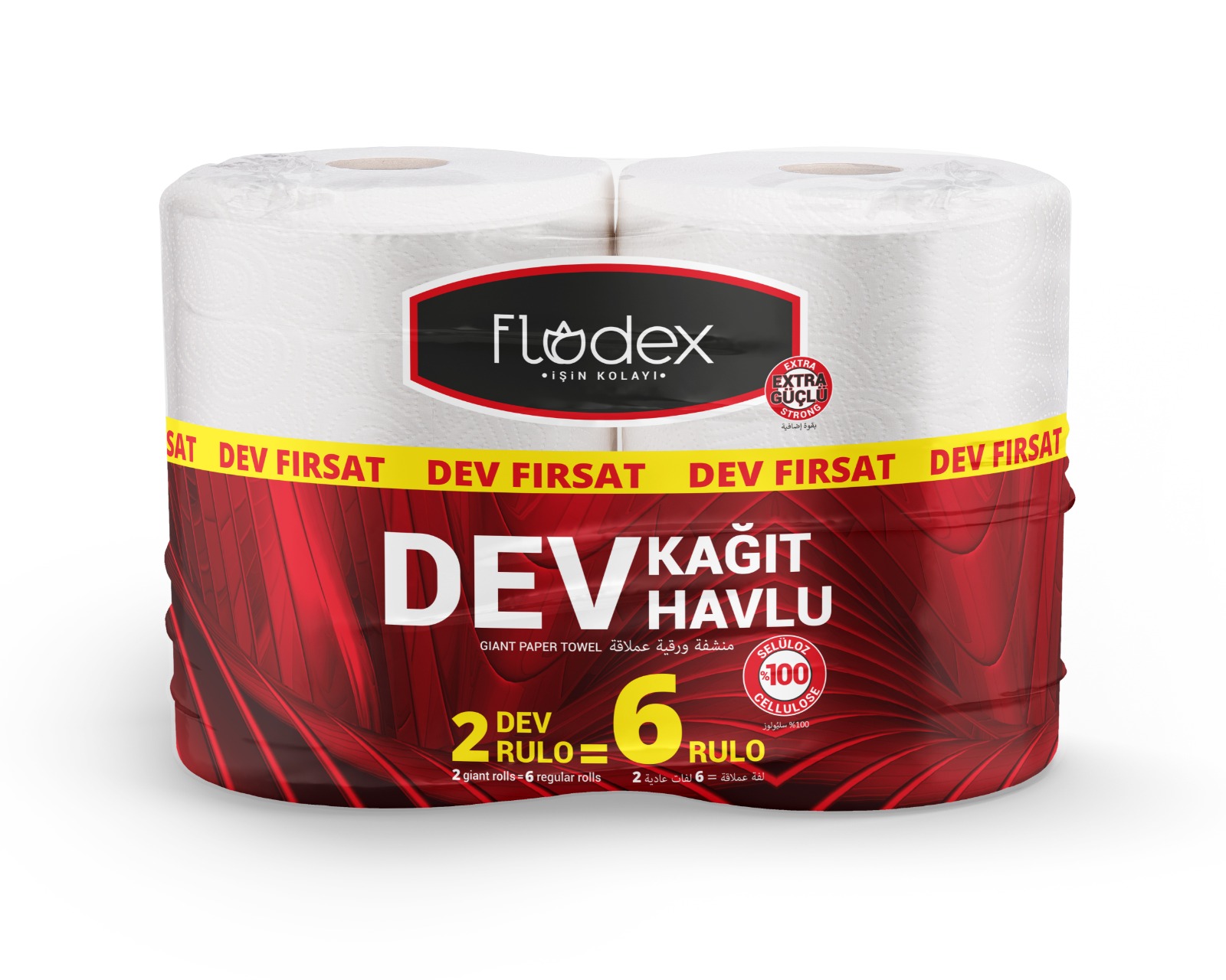 FLODEX DEV KAĞIT HAVLU_2li*3*55