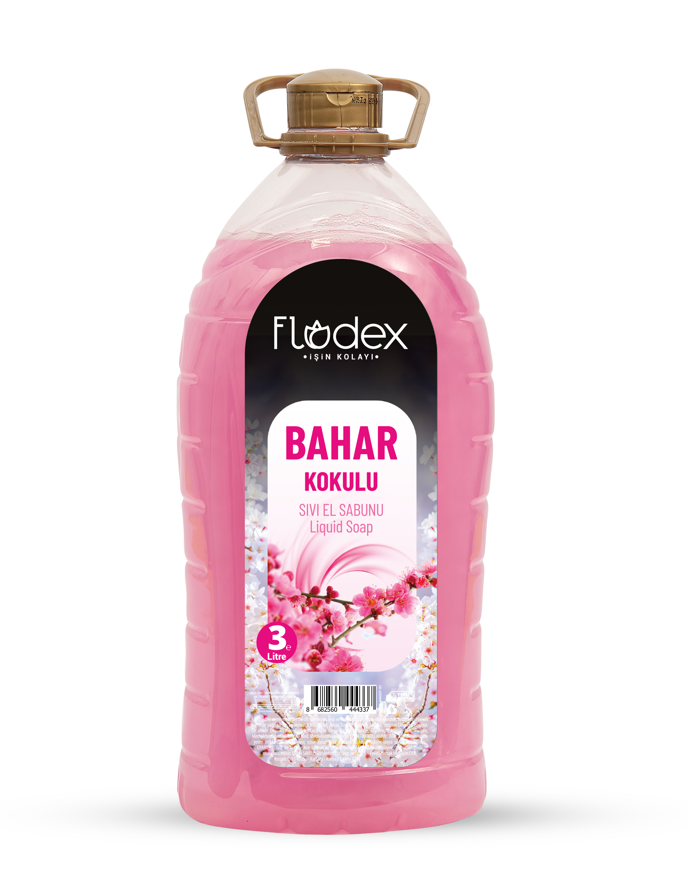 FLODEX SIVI SABUN BAHAR ESİNTİSİ 3 LT.*4*52